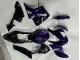Honda CBR600RR Motorrad Verkleidung 2003-2004 - Dunkel Blau Glanzendes Schwarz