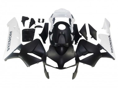 Honda CBR600RR Motorrad Verkleidung 2003-2004 - Weiss Matt Schwarz