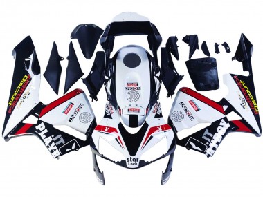 Honda CBR600RR Motorrad Verkleidung 2003-2004 - Weiss Rot Glanzendes Schwarz Denso Rimont