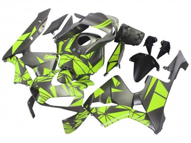 Honda CBR600RR Motorrad Verkleidung 2003-2004 - Gelb Matt Schwarz
