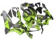 Honda CBR600RR Motorrad Verkleidung 2003-2004 - Gelb Matt Schwarz
