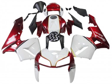 Honda CBR600RR Motorrad Verkleidung Kit 2005-2006 - Rot Weiss Schwarz