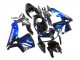 Honda CBR600RR Motorrad Verkleidung 2005-2006 - Glanzendes Schwarz Blau Flamme