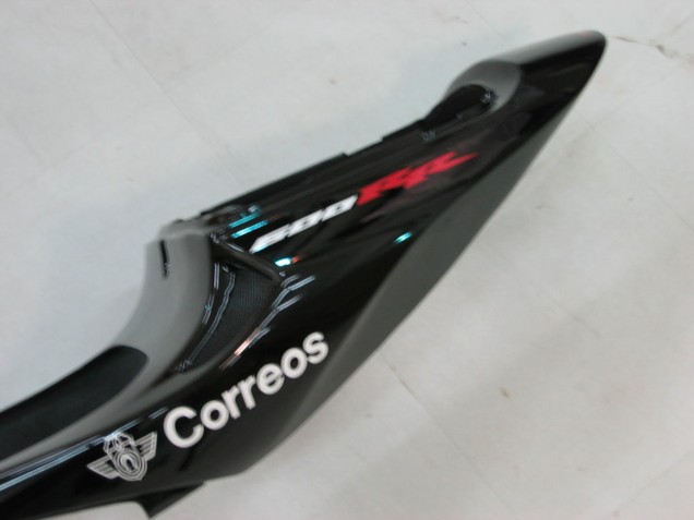 Honda CBR600RR Motorrad Verkleidung 2005-2006 - Glanzendes Schwarz Weiss West