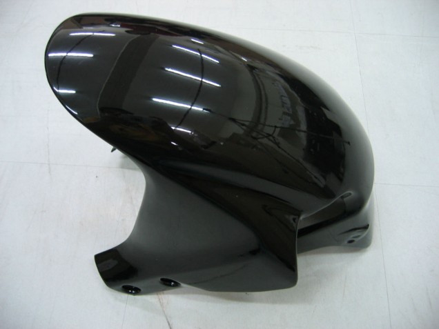 Honda CBR600RR Motorrad Verkleidung 2005-2006 - Glanzendes Schwarz Grau Flamme