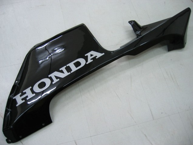 Honda CBR600RR Motorrad Verkleidung 2005-2006 - Glanzendes Schwarz Grau Flamme