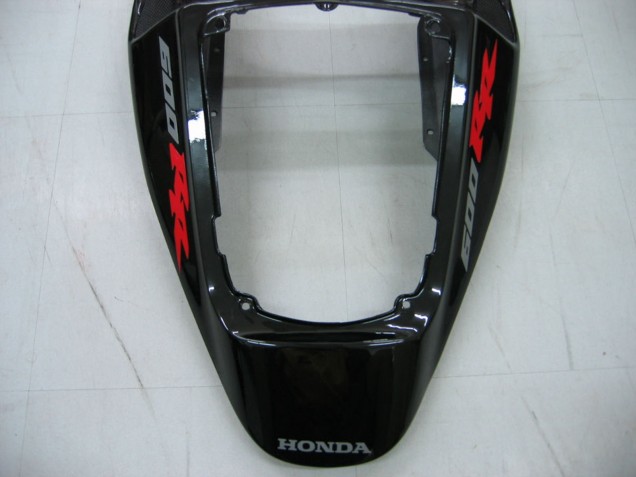 Honda CBR600RR Motorrad Verkleidung 2005-2006 - Glanzendes Schwarz Grau Flamme