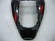 Honda CBR600RR Motorrad Verkleidung 2005-2006 - Glanzendes Schwarz Grau Flamme