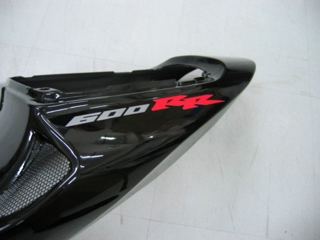 Honda CBR600RR Motorrad Verkleidung 2005-2006 - Glanzendes Schwarz Grau Flamme