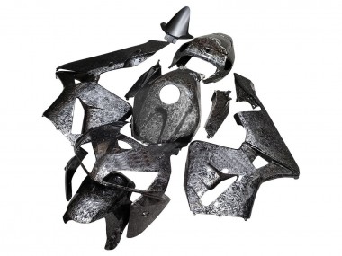 Honda CBR600RR Motorrad Verkleidung 2005-2006 - Schwarz Geschmiedet Carbonfaser