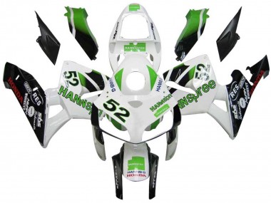 Honda CBR600RR Motorrad Verkleidung 2005-2006 - Grun Weiss Schwarz hannspree 52