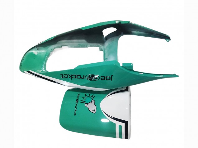 Honda CBR600RR Motorrad Verkleidung 2005-2006 - Hellgrun Weiss Glanzendes Schwarz Joe Rocket