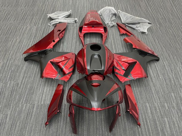 Honda CBR600RR Motorrad Verkleidung 2005-2006 - Rot Schwarz
