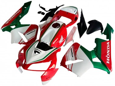 Honda CBR600RR Motorrad Verkleidung 2005-2006 - Rot Weiss Grun