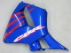 Honda CBR600RR Motorrad Verkleidung 2005-2006 - Rot Blau Silber