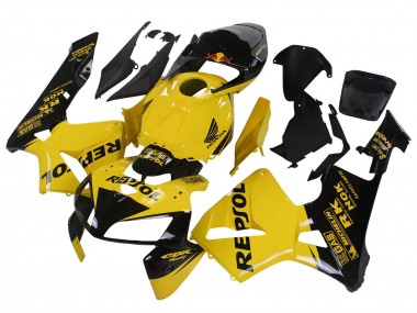 Honda CBR600RR Motorrad Verkleidung 2005-2006 - Gelb Schwarz Repsol