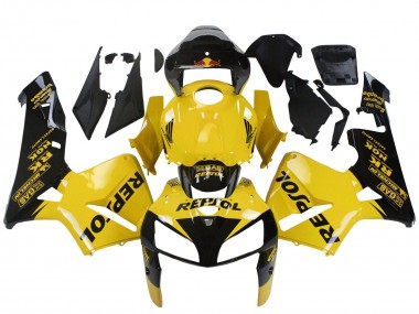 Honda CBR600RR Motorrad Verkleidung 2005-2006 - Gelb Schwarz Repsol