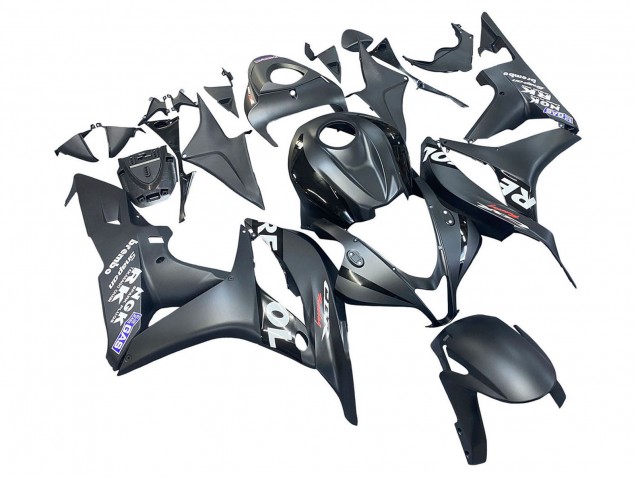 Honda CBR600RR Motorrad Verkleidung 2007-2008 - Matt Schwarz Weiss Repsol