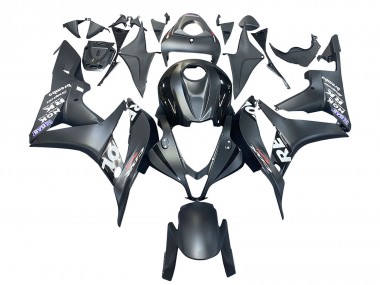 Honda CBR600RR Motorrad Verkleidung 2007-2008 - Matt Schwarz Weiss Repsol