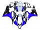 Honda CBR600RR Motorrad Verkleidung 2007-2008 - Weiss Blau Glanzendes Schwarz