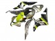 Honda CBR600RR Motorrad Verkleidung 2007-2008 - Grau Fluoreszierendes Gelb Hai