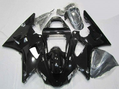 Yamaha YZF R1 Motorrad Verkleidung 2000-2001 - Glanzendes Schwarz
