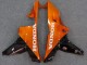 Honda CBR600RR Motorrad Verkleidung 2007-2008 - Glanzendes Schwarz Orange Flamme