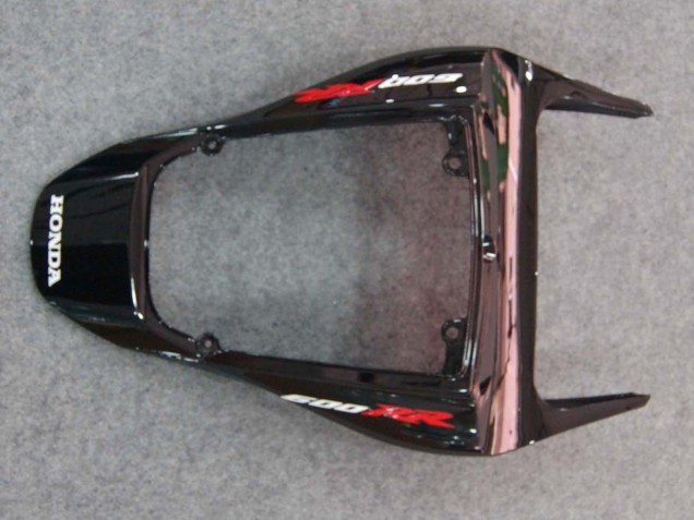 Honda CBR600RR Motorrad Verkleidung 2007-2008 - Glanzendes Schwarz Orange Flamme