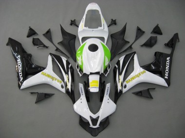 Honda CBR600RR Motorrad Verkleidung 2007-2008 - Weiss Grun Gelb Glanzendes Schwarz Hannspree