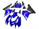 Kawasaki ZX10R Motorrad Verkleidung 2004-2005 - Blau Schwarz Ninja