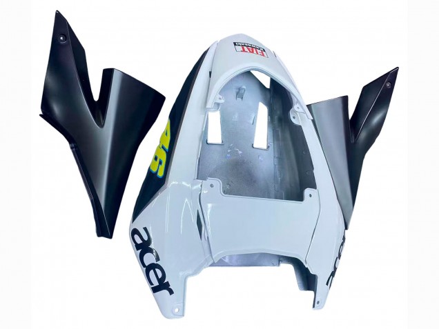 Kawasaki ZX10R Motorrad Verkleidung 2004-2005 - Glanzendes Blau Weiss Fiat Motul