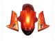 Kawasaki ZX10R Motorrad Verkleidung 2004-2005 - Burnt Orange Schwarz Monster Elf