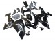 Kawasaki ZX10R Motorrad Verkleidung 2006-2007 - Glanzendes Schwarz