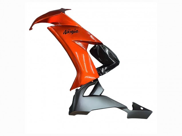 Kawasaki ZX10R Motorrad Verkleidung 2008-2010 - Burnt Orange Schwarz