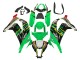 Kawasaki ZX10R Motorrad Verkleidung 2011-2015 - Grun Gelb Schwarz Weiss Elf Monster