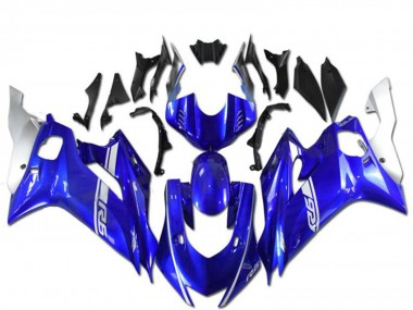 Yamaha YZF R6 Motorrad Verkleidung 2017-2023 - Blau Silber