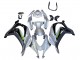 Kawasaki ZX10R Motorrad Verkleidung 2016-2020 - Silber Grun Schwarz