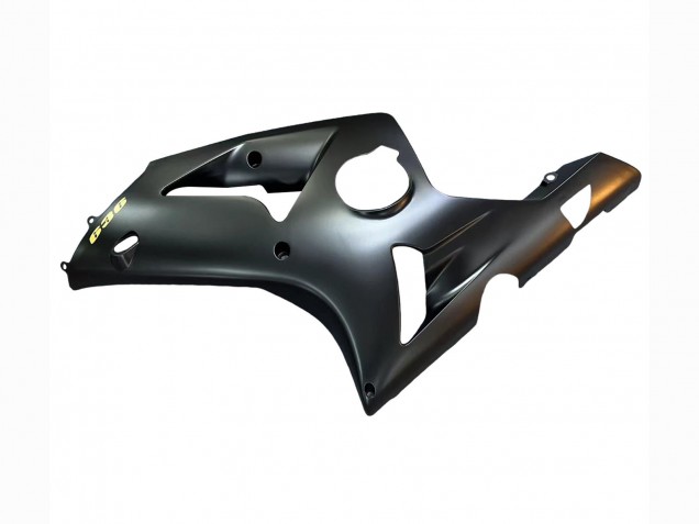 Kawasaki ZX6R Motorrad Verkleidung 2003-2004 - Matt Schwarz Gold 636