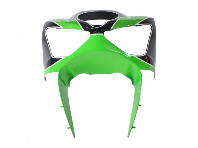 Kawasaki ZX6R Motorrad Verkleidung 2003-2004 - Grun Weiss Schwarz