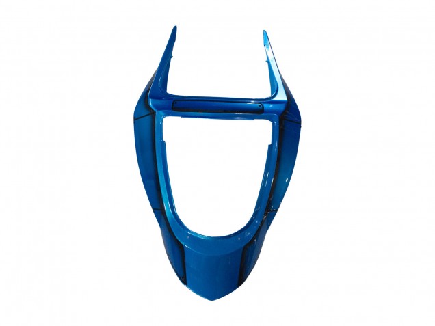 Kawasaki ZX6R Motorrad Verkleidung 2003-2004 - Blau Weiss Rot Hai