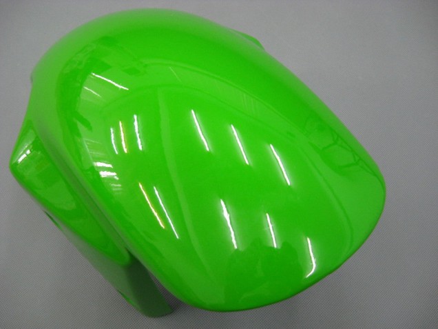 Kawasaki ZX6R Motorrad Verkleidung 2003-2004 - Grun Weiss Schwarz Elf Bridgestone