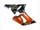 Kawasaki ZX6R Motorrad Verkleidung 2005-2006 - Orange Schwarz