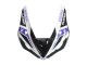 Kawasaki ZX6R Motorrad Verkleidung 2005-2006 - Weiss Lila Schwarz Rizoma Playboy Denso