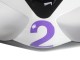 Kawasaki ZX6R Motorrad Verkleidung 2005-2006 - Weiss Lila Schwarz Rizoma Playboy Denso