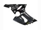 Kawasaki ZX6R Motorrad Verkleidung 2005-2006 - Dunkel Grau Schwarz