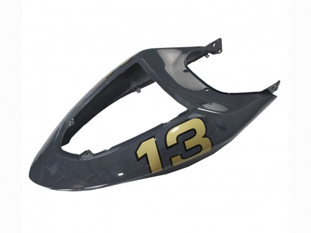 Kawasaki ZX6R Motorrad Verkleidung 2005-2006 - Dunkel Grau Schwarz