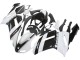 Kawasaki ZX6R Motorrad Verkleidung 2007-2008 - Weiss Schwarz
