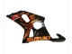 Suzuki GSXR1000 Motorrad Verkleidung 2000-2002 - Glanzendes Schwarz Orange Flamme