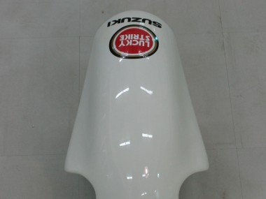 Suzuki GSXR1000 Motorrad Verkleidung 2000-2002 - Weiss Rot Lucky Strike