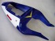 Suzuki GSXR1000 Motorrad Verkleidung 2000-2002 - Gelb Dunkel Blau Weiss Motul Corona